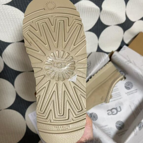 UGG TAZZ Tasman Suede PLATFORM SLIPPER Clog Shoe MUSTARD SEED - Picture 5 of 7